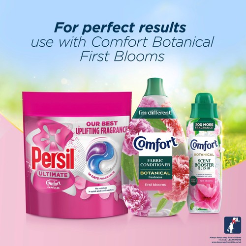 Persil Ultimate Touch of Comfort Laundry Washing Capsules 54 Washes thumbnail 5