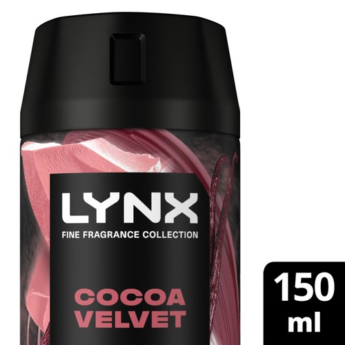 Lynx Fine Fragrance Collection Premium Deodorant Bodyspray Cocoa Velvet