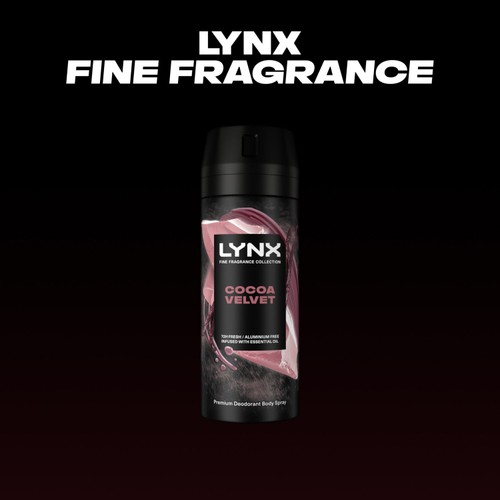 Lynx Fine Fragrance Collection Premium Deodorant Bodyspray Cocoa Velvet thumbnail 4