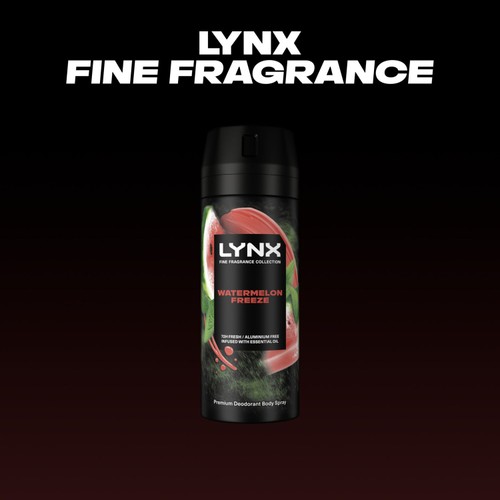 Lynx Fine Fragrance Collection Premium Deodorant Bodyspray Watermelon thumbnail 2