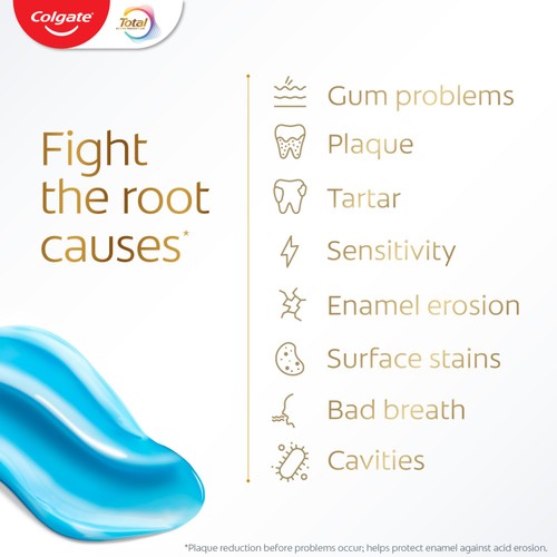 Colgate Total Active Prevention Teeth Whitening Toothpaste Pump thumbnail 4
