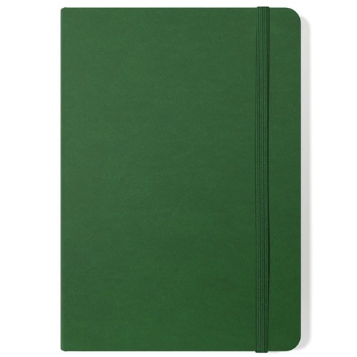 Sinclairs Silvine A5 Executive Soft Feel Notebook, 160 Pages, Green thumbnail 2