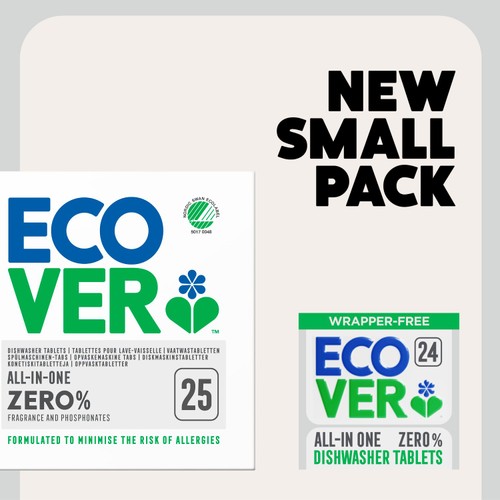 Ecover All-In-One Zero Dishwasher Tablets, 24 Tablets thumbnail 6