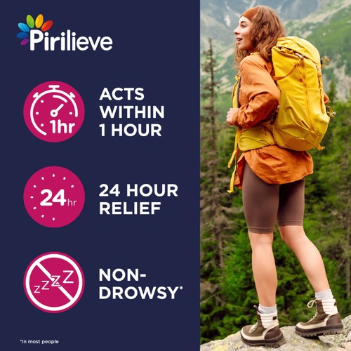Pirilieve Hayfever Relief, Fexofenadine Antihistamine Tablets thumbnail 6