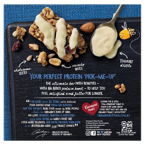 Carmans Kitchen Greek Yoghurt & Berry Protein Bar thumbnail 2