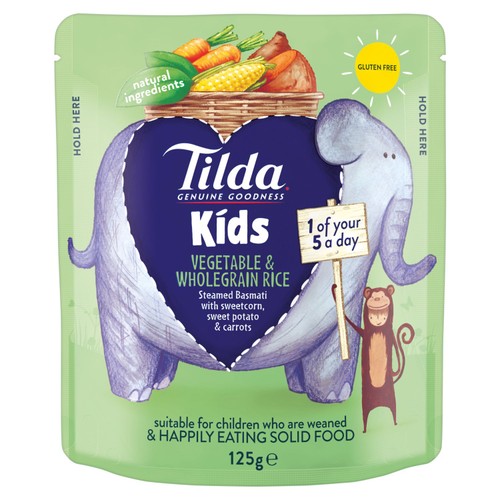 Tilda Kids Vegetable & Wholegrain Rice thumbnail 2