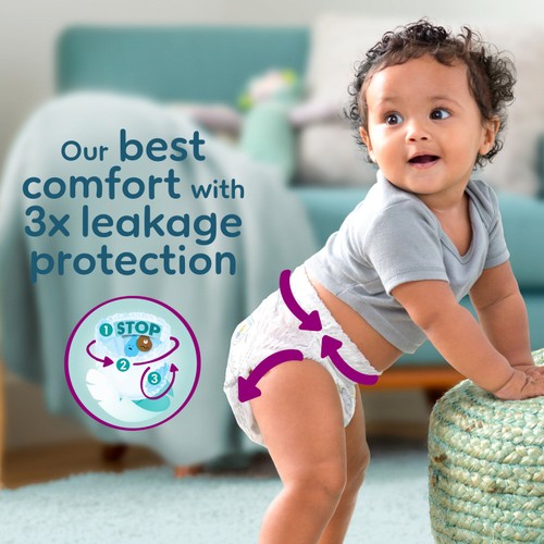 Pampers New Baby Nappy Pants Size 3 Jumbo thumbnail 6