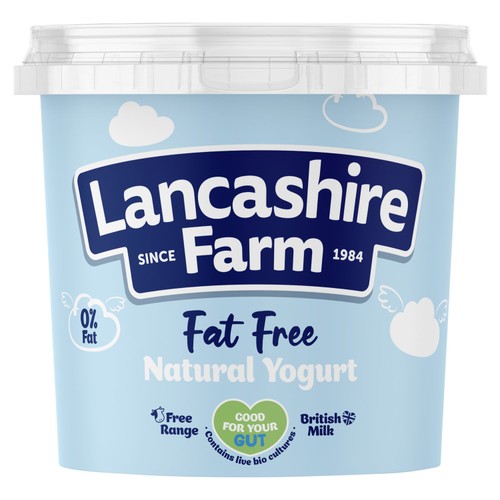 Lancashire Farm Natural Fat Free Bio Yogurt