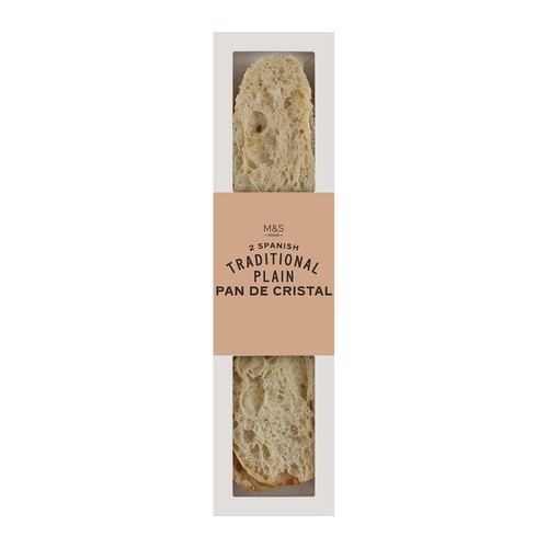 M&S 2 Spanish Traditional Plain Pan De Cristal