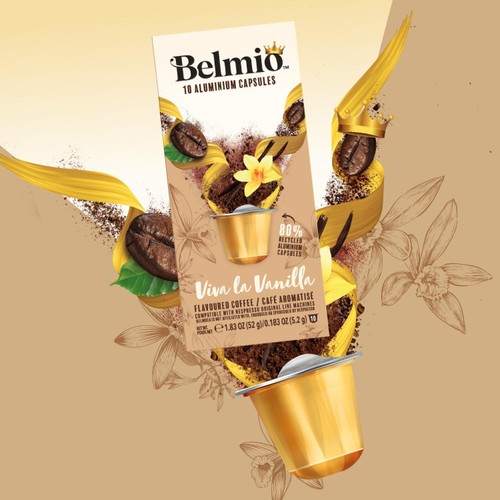 Belmio Viva La Vanilla Nespresso Original compatible Aluminium Coffee Pods thumbnail 4