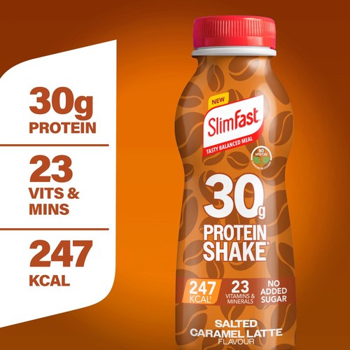 Slimfast Salted Caramel Protein Shake Multipack thumbnail 2