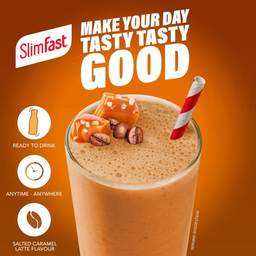 Slimfast Salted Caramel Protein Shake Multipack thumbnail 6