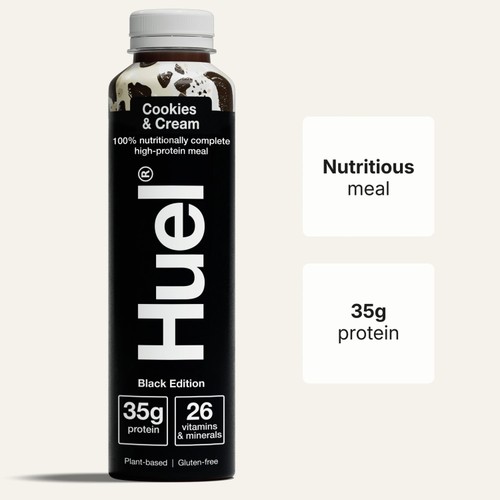 Huel Black Edition Ready To Drink Cookies & Cream thumbnail 2