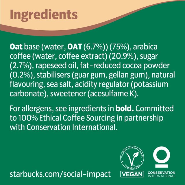 Starbucks Oat Cappuccino Iced Coffee thumbnail 5