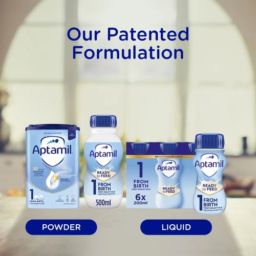 Aptamil 1 First Infant Baby Milk Formula Liquid Ready to Feed from Birth thumbnail 5