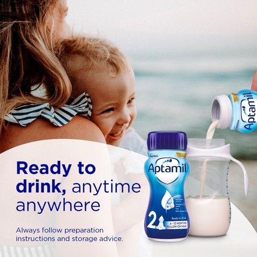 Aptamil 2 Follow On Baby Milk Formula Liquid Ready to Feed 6-12 Months thumbnail 7