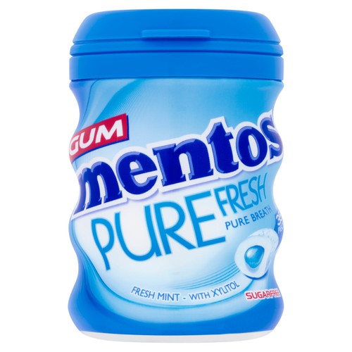 Mentos Gum Pure Fresh Freshmint Sugar Free Chewing Gum Bottle thumbnail 4