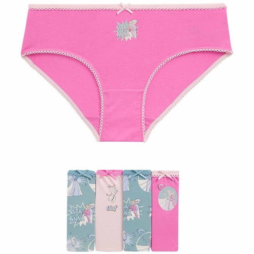 M&S Girls Disney Frozen Knickers, 7-8 Years, Multi thumbnail 2