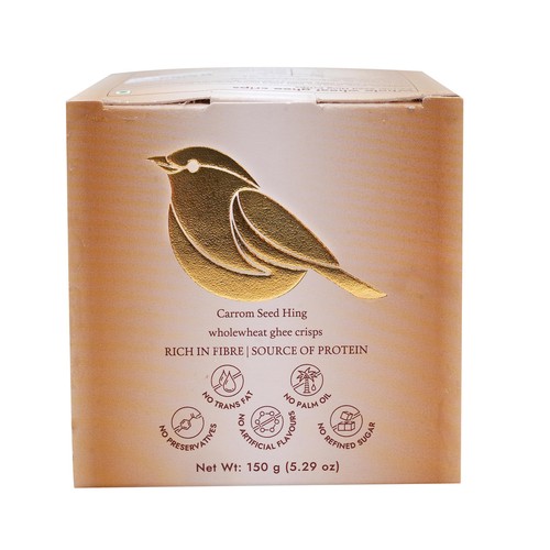 Lumara Wholewheat Ghee Crisps Carrom Seed Hing thumbnail 2