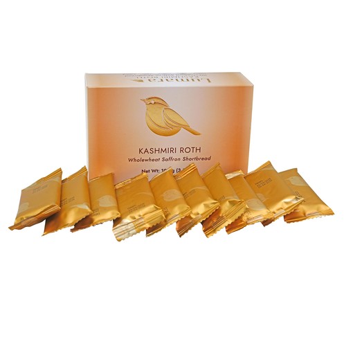 Lumara Wholewheat Saffron Shortbread Kashmiri Roth thumbnail 3