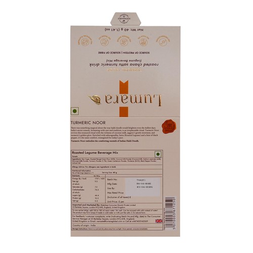Lumara Turmeric Noor roasted chana sattu turmeric drink thumbnail 5
