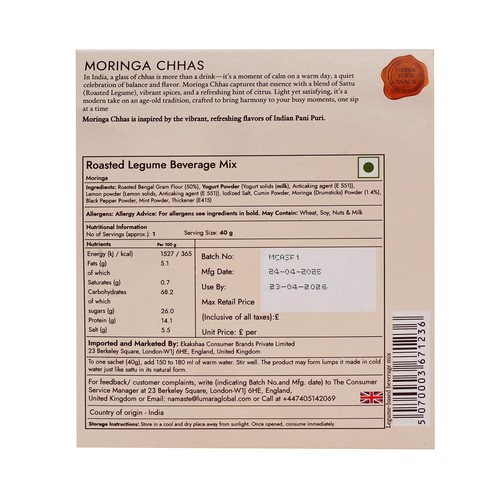 Lumara Moringa Chhas roasted chana sattu moringa drink thumbnail 4