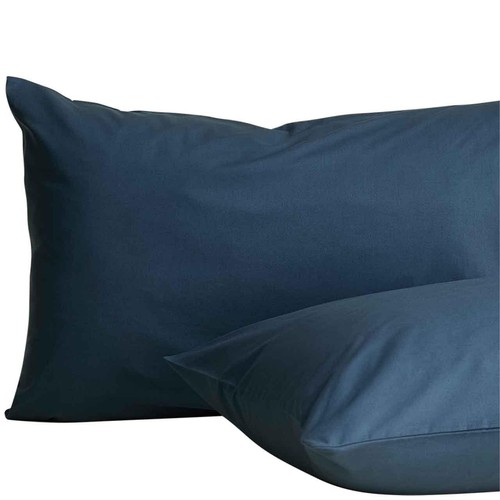 M&S Cotton Rich Bedding Set, Super King Size Navy thumbnail 5