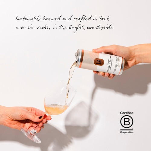 LA Brewery Non-Alcoholic English Blush Kombucha thumbnail 5