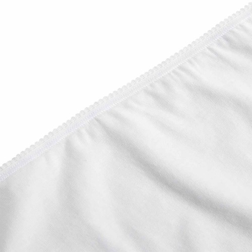 M&S Womens Pure Cotton Bikini Knickers, 18, White thumbnail 5