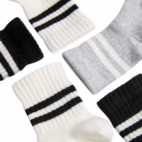 M&S Unisex Cotton Baby Socks, 12-24 Months, Black thumbnail 3
