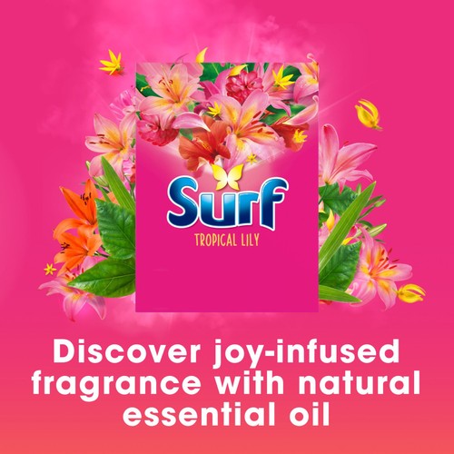 Surf Tropical Lily Laundry Washing Powder 125 Washes thumbnail 3