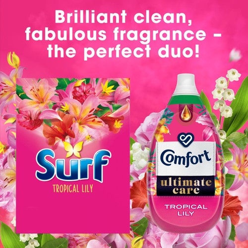 Surf Tropical Lily Laundry Washing Powder 125 Washes thumbnail 6