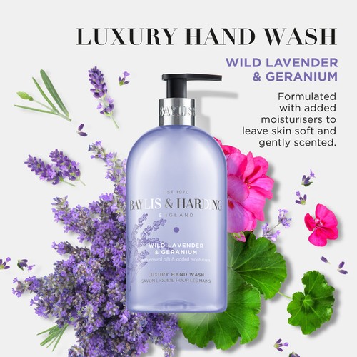 Baylis & Harding Wild Lavender & Geranium Hand Wash thumbnail 5