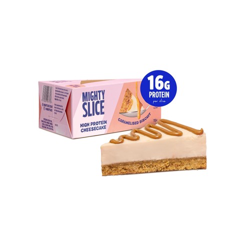 Mighty Slice High Protein Cheesecake (Caramelised Biscuit)