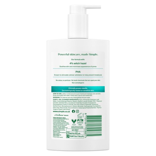 Simple Purify+ Gel Cleanser thumbnail 4