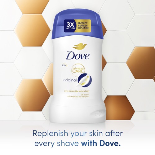 Dove Advanced Care Original Anti-Perspirant Deodorant Stick thumbnail 4