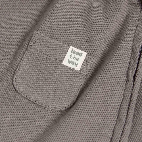M&S Collection Girls, Cotton Striped & Plain Sleepsuits, 0-3 Months, Grey thumbnail 6