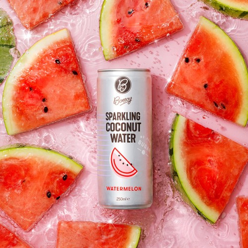 Bonsoy Sparkling Coconut Water With Watermelon thumbnail 2