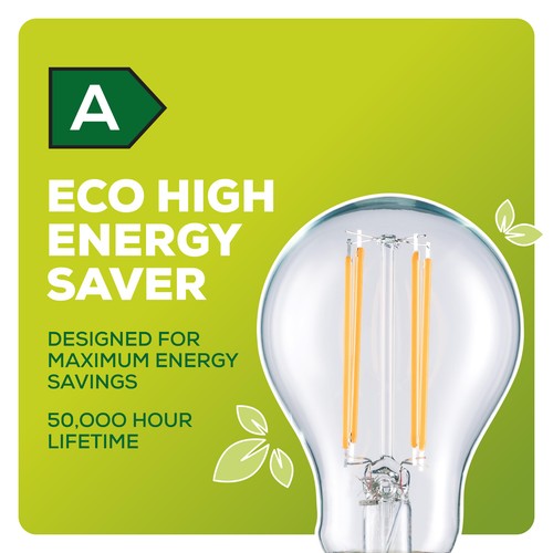 TCP Glass Filament Classic 836LM B22 4W Warm White - A Class Energy Rating thumbnail 3