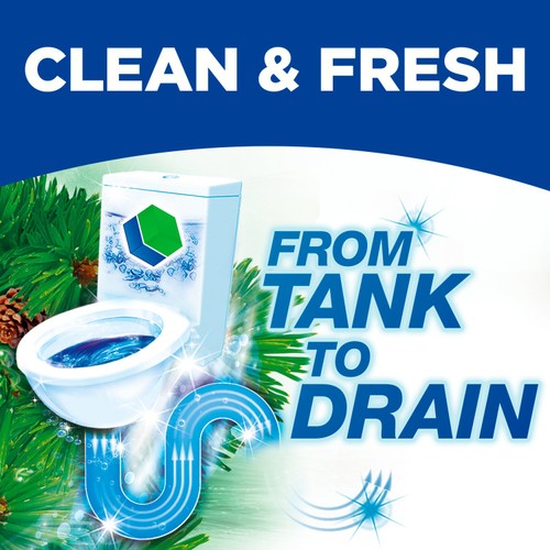 Bloo Toilet Blocks, Toilet Cleaner Block with Cleaning and Foaming Action thumbnail 6