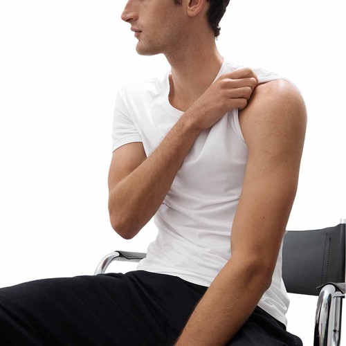 M&S Mens Supima Cotton Blend T-Shirt Vest, Medium, White thumbnail 5