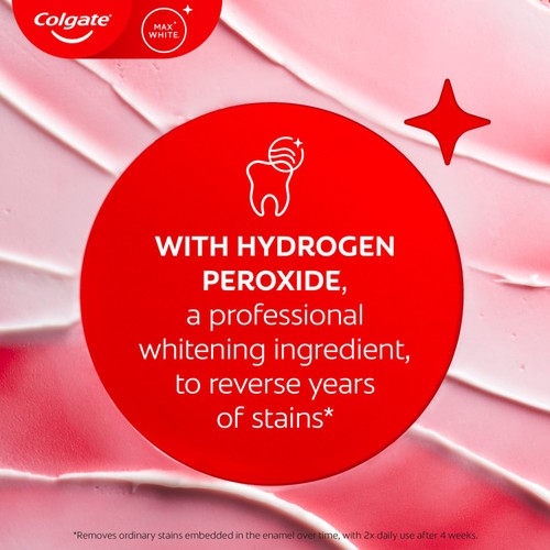 Colgate Max White Clinical Sensitive Teeth Whitening Toothpaste 75ml thumbnail 3