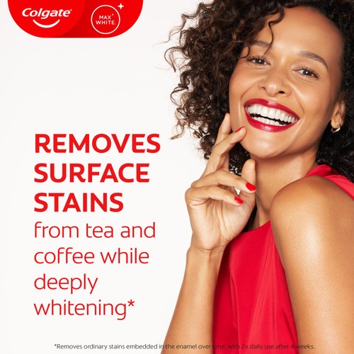 Colgate Max White Clinical Sensitive Teeth Whitening Toothpaste 75ml thumbnail 6