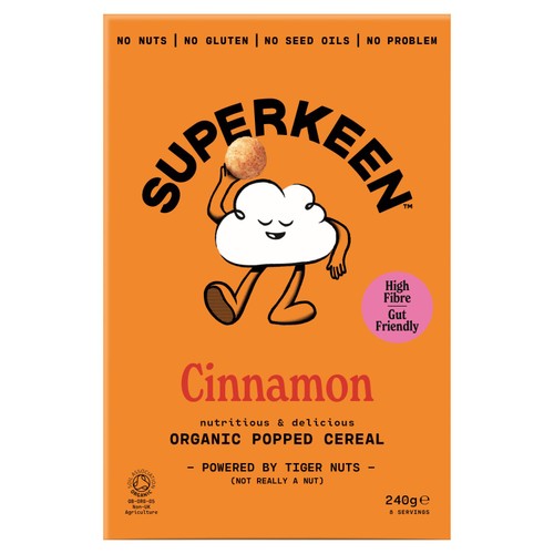 Superkeen Organic Cinnamon Tiger Nut Cereal