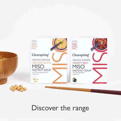 Clearspring Organic Japanese Instant Miso Soup with Tofu & Spring Onions thumbnail 4