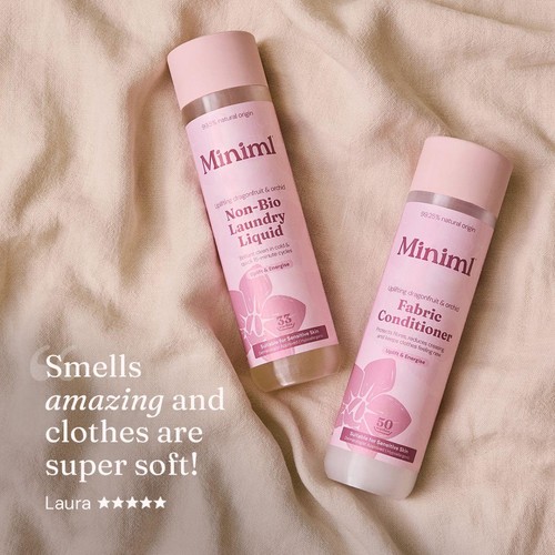 Miniml Fabric Conditioner Pink Dragonfruit & Orchid Bottle thumbnail 7