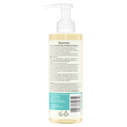 Aveeno Calm & Restore Foaming Cleanser for Sensitive Skin thumbnail 8