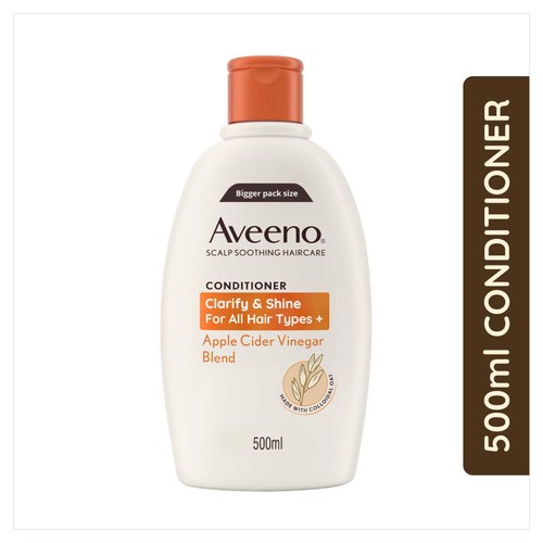 Aveeno Clarify & Shine Apple Cider Vinegar Conditioner for All Hair Types thumbnail 2