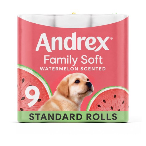 Andrex Family Soft Watermelon Toilet Roll thumbnail 2