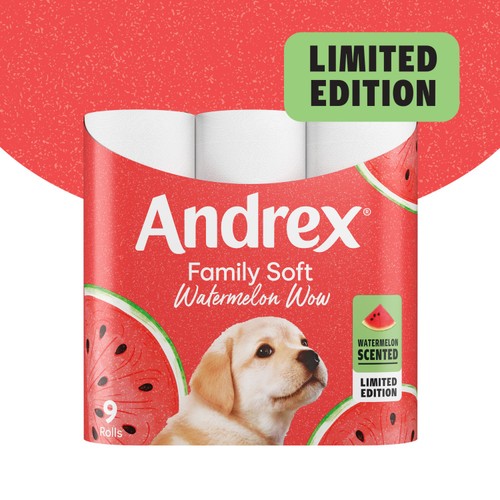 Andrex Family Soft Watermelon Toilet Roll thumbnail 3